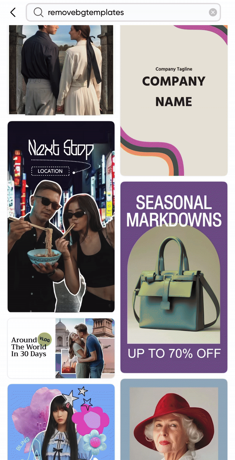 Smart templates demo